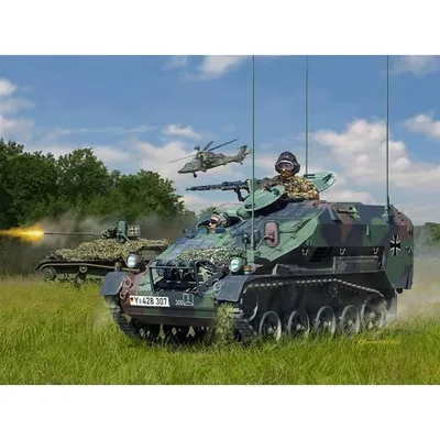 ドイツレベル 1/35 ヴィーゼル2 LeFlaSys BF/UF スケールモデル 03336