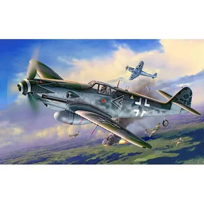 ドイツレベル 1/32 メッサーシュミット Bf109G-10 ‘Erla’ スケールモデル 03752