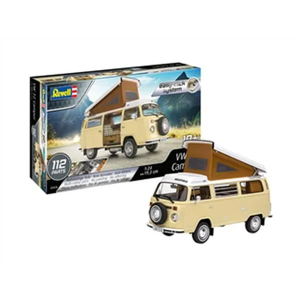 ドイツレベル 1/24 VW T2 キャンパー スケールモデル 07676