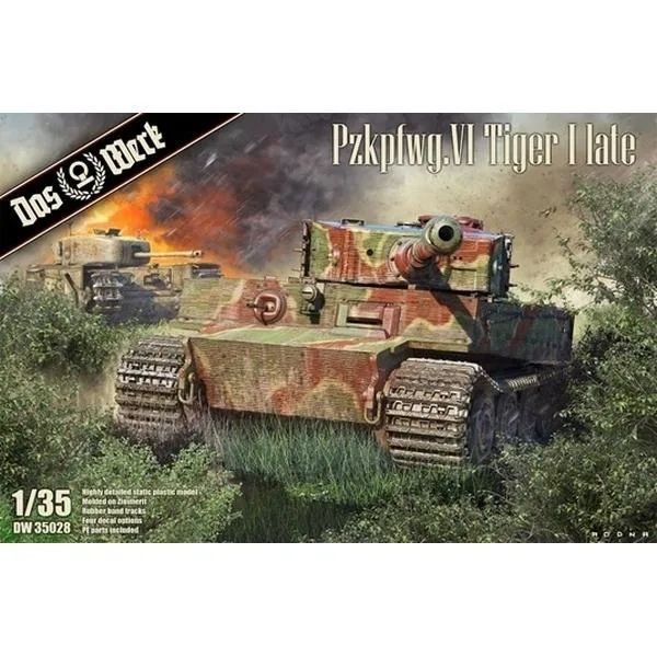 ダス・ヴェルク 1/35 VI号戦車 ティーガーI 後期型 Sd.Kfz.181 スケールモデル USCDW35028