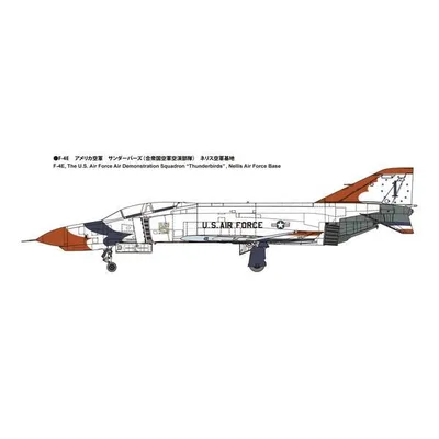 ファインモールド 1/72 アメリカ空軍 F-4E 戦闘機 “サンダーバーズ” スケールモデル 72941