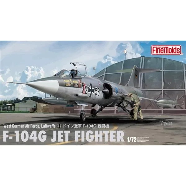 ファインモールド 1/72 ドイツ空軍 F-104G 戦闘機 スケールモデル FX10