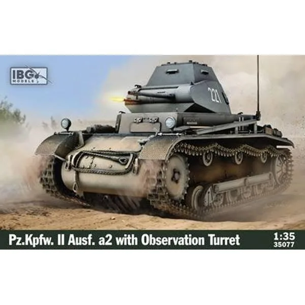 IBG 1/35 独・II号戦車a2型・増加監視用砲塔インテリア付 スケールモデル PB35077