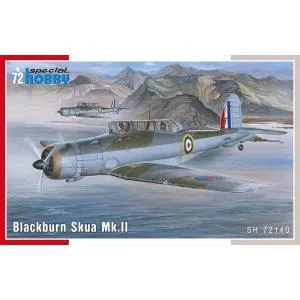 スペシャルホビー 1/72 英・ブラックバーンスクアMk.II艦上戦闘爆撃機/急降下爆撃機 スケールモデル SH72140