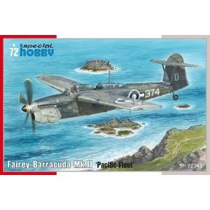スペシャルホビー 1/72 英・フェアリー・バラクーダMk.II艦上雷撃機・太平洋 スケールモデル SH72343