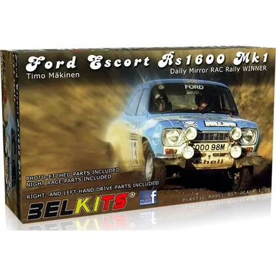 ベルキット 1/24 フォード エスコート RS1600 MK.I 1973 RACラリー ウィナー スケールモデル BEL006