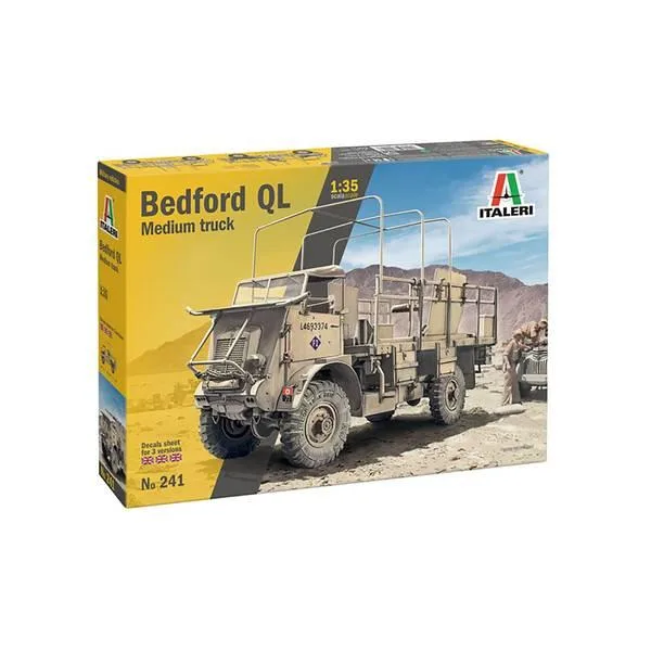 イタレリ 1/35 WW.II イギリス軍 ベッドフォード QL 中型軍用トラック スケールモデル IT0241