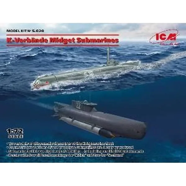 ICM 1/72 ドイツ海軍小型戦闘部隊 K部隊 スケールモデル S020