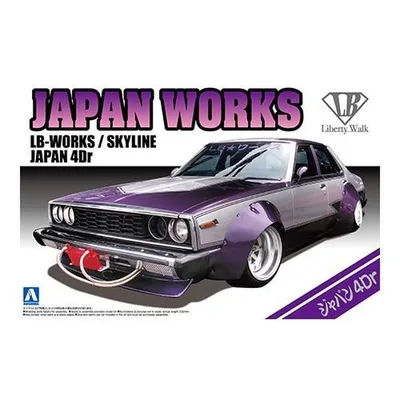 アオシマ 1/24 リバティーウォーク No.1 LBワークス ジャパン4Dr スケールモデル 4905083202494
