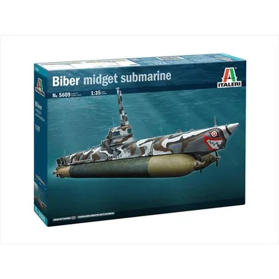 イタレリ 1/35 ドイツ海軍 ビーバー潜水艦 スケールモデル 38609