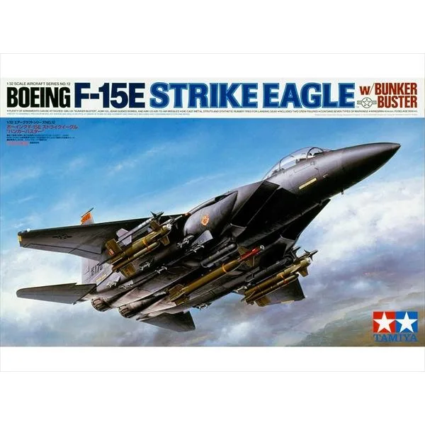 タミヤ 1/32 F-15E ストライクイーグル バンカーバスター スケールモデル 60312