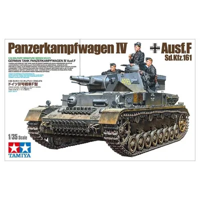 タミヤ 1/35MM ドイツ IV号戦車F型 スケールモデル 35374