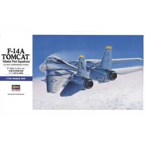 ハセガワ 1/72 F-14A トムキャット 大西洋空母航空団 スケールモデル E14