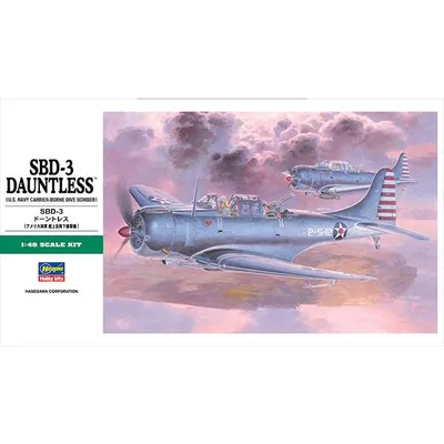 ハセガワ 1/48 SBD-3 ドーントレス スケールモデル JT19