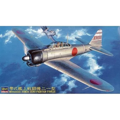 ハセガワ 1/48 三菱 零戦21型 スケールモデル JT43