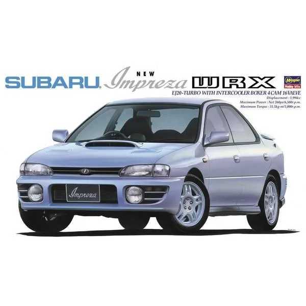 ハセガワ 1/24 スバル ニュー インプレッサ WRX (1994) スケールモデル 20675