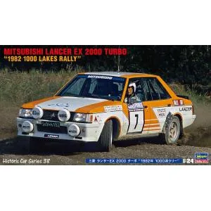 ハセガワ 1/24 三菱 ランサーEX 2000 ターボ “1982年1000湖ラリー” スケールモデル HC38