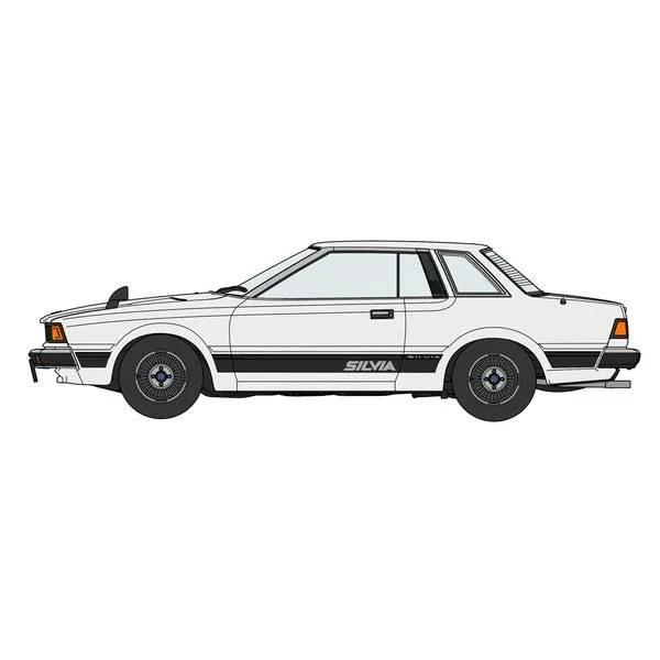 ハセガワ 1/24 ニッサン シルビア(S110)前期型 HT 2000ZSE-X(1979) スケールモデル HC61