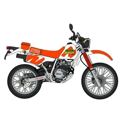 ハセガワ 1/12 ホンダ XLR BAJA(MD22)(1991) スケールモデル BK16