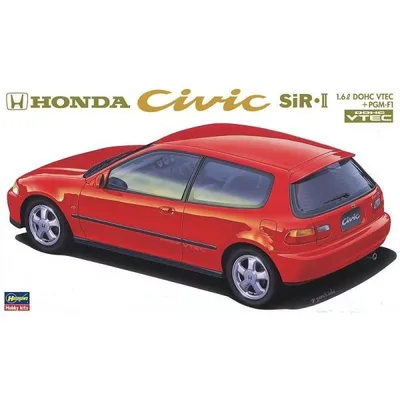ハセガワ 1/24 ホンダ シビック SiRII スケールモデル CD6