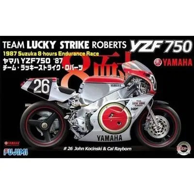 フジミ 1/12 ヤマハ YZF750’87チーム・ラッキーストライク・ロバーツ スケールモデル BIKE6