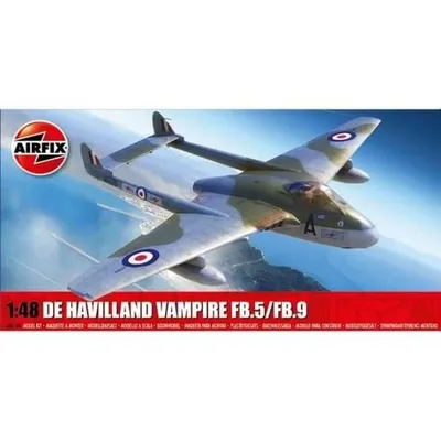 エアフィックス 1/48 デハビラント ヴァンパイア FB.5/FB.9 スケールモデル X6108