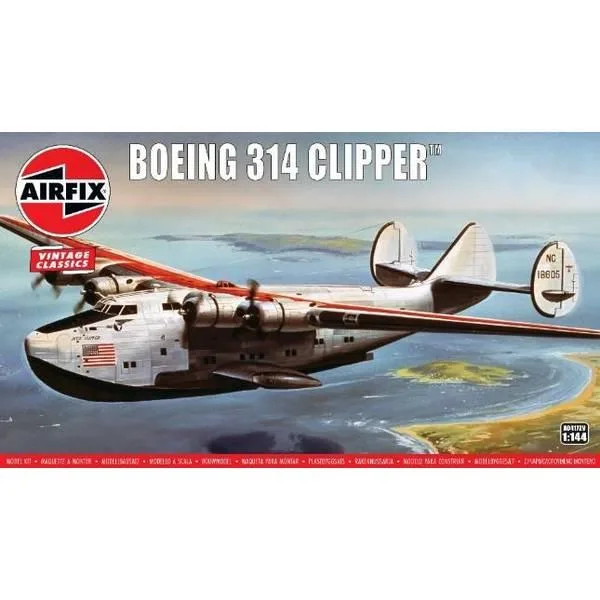 エアフィックス 1/144 ボーイング314 クリッパー飛行艇 スケールモデル X-4172V