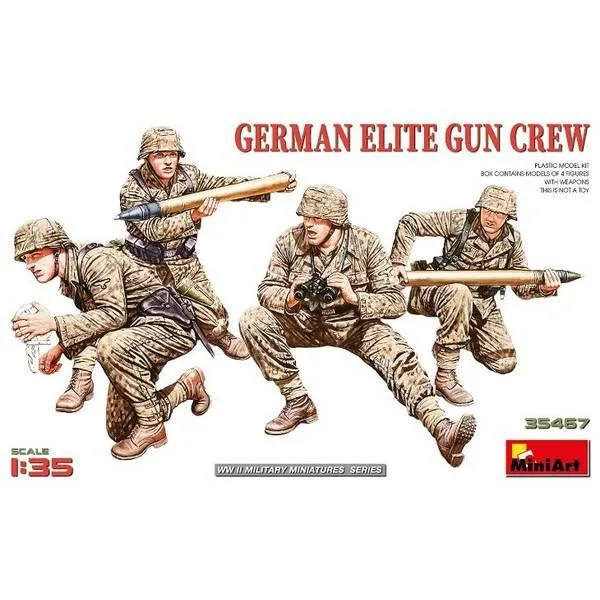ミニアート 1/35 ドイツ精鋭銃隊員 スケールモデル MA35467