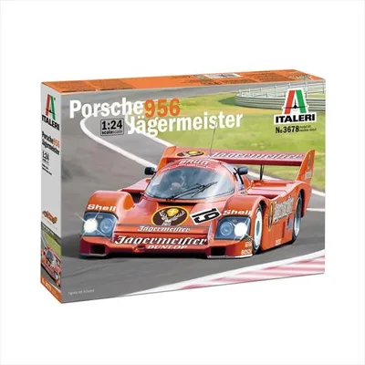 プラッツ 1/24 ポルシェ956 イェーガーマイスター(日本語対訳補足説明書付属) スケールモデル IT3678JP