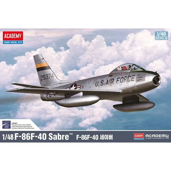 アカデミー 1/48 F-86F-40 セイバー スケールモデル 12369
