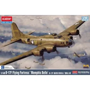アカデミー 1/48 B-17F フライングフォートレス メンフィス・ベル スケールモデル 12378