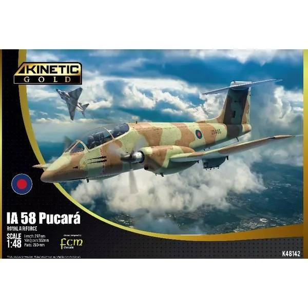 キネティック 1/48 IA58 プカラ イギリス空軍 スケールモデル KNE48142