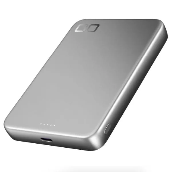 CIO SMARTCOBY SLIMII Wireless 2.0 8K モバイルバッテリー 極薄幅12mm Qi2 MagSafe対応のスマホに対応 8000mAh CIO-MB20W1C-8K-S2W15