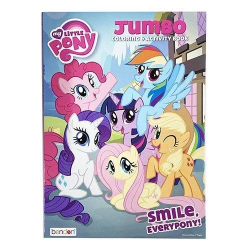 マイリトルポニー ぬりえ (smile every pony) 15188 輸入品 ポニー ぬり絵 英語 アメキャラ 女の子 キャラクター グッズ 景品 プレゼント