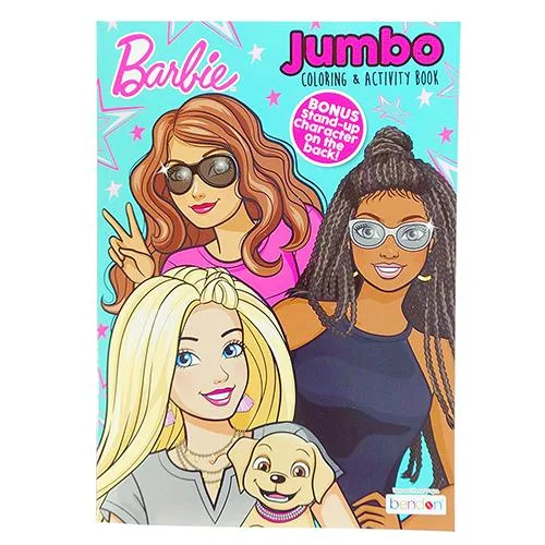 バービー ぬりえ ( 犬 ) 18755 Barbie 塗り絵 ぬり絵 英語 知育玩具 雑貨 グッズ 海外 輸入品 JUMBO COLORING & ACTIVITY BOOK MADE IN U.S.A.
