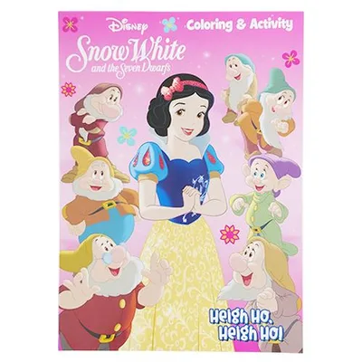 白雪姫 ぬりえ ( Heigh HO, Heigh HO! ) 19834b ディズニープリンセス しらゆきひめ 塗り絵 英語 子ども 女の子 キャラクター グッズ 輸入