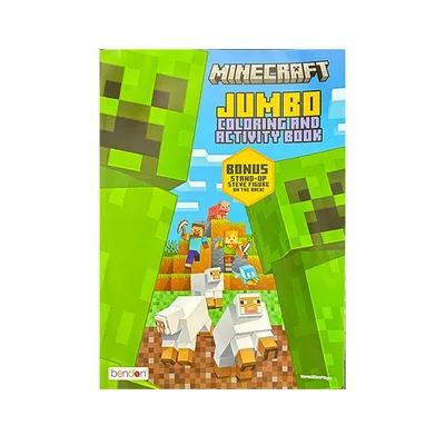 マインクラフト ぬりえ & アクティビティー ブック 21078 マイクラ MINECRAFT ぬり絵 カラーリングブック 英語 輸入
