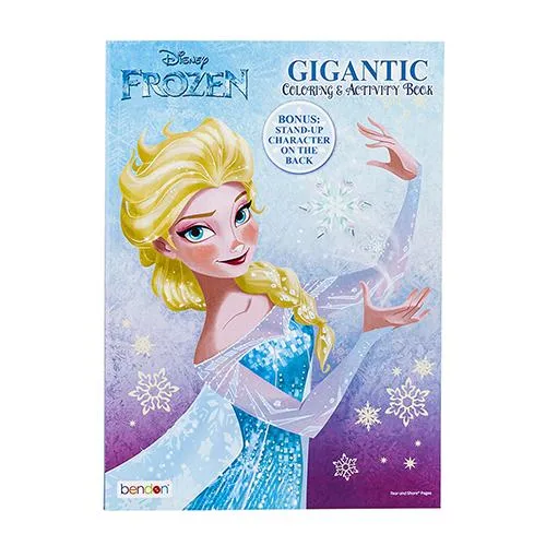アナと雪の女王 ぬりえ Gigantic 192ページ 21186 アナ雪 塗り絵 ぬり絵 アクティビティーブック ワーク 英語 子ども 女の子 FEOZEN 輸入