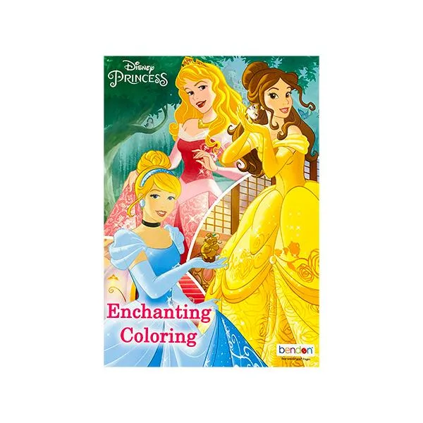 ディズニープリンセス ぬりえ ( Enchanting Coloring ) 21405a ぬり絵 塗り絵 アクティビティーブック 子ども 女の子 英語 Disney Princess 輸入