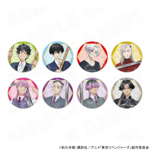 【 11/09 発送予定】 TVアニメ『東京リベンジャーズ』 額縁ver.描き下ろし缶バッジ バラ ※ランダム販売 グッズ