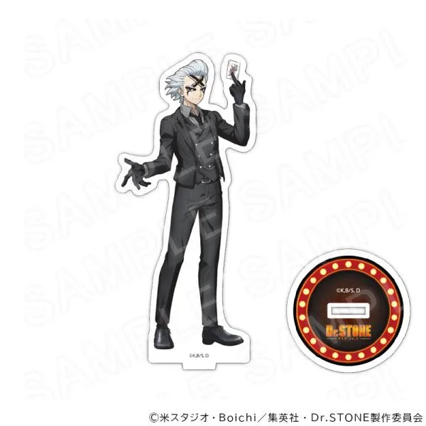 【 11/03 発送予定】 TVアニメ『Dr.STONE』 カジノディーラー 描き下ろしアクリルスタンド(Dr.ゼノ) グッズ