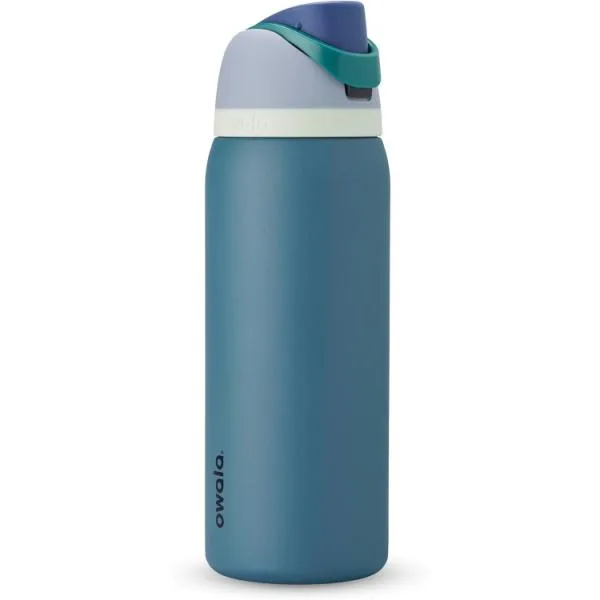 お取り寄せ オワラ フリーシップ 水筒 1.18L デニム Owala FreeSip Water Bottle 40oz Denim