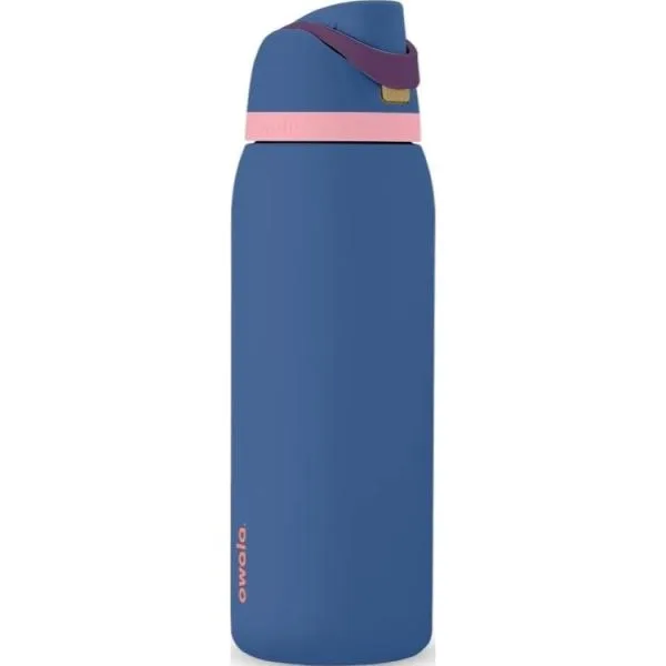 お取り寄せ オワラ フリーシップ 水筒 1.18L ブルージェイ Owala FreeSip Water Bottle 40oz Blue Jay