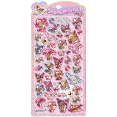 Cracks Uruchuru Pop Seal Sanrio Character/Hiyake Summer 131789 รวมส่ง