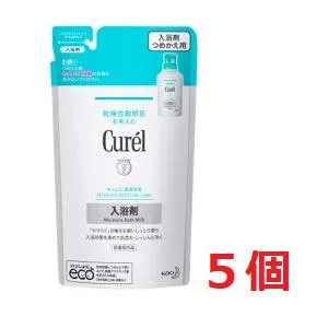 ■5個セット・送料無料■数量限定! 花王 キュレル 潤浸保湿 入浴剤 つめかえ用(360ml) 医薬部外品