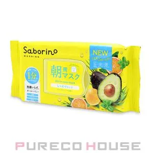 サボリーノ 目ざまシートN (朝用フェイスマスク) 32枚入り