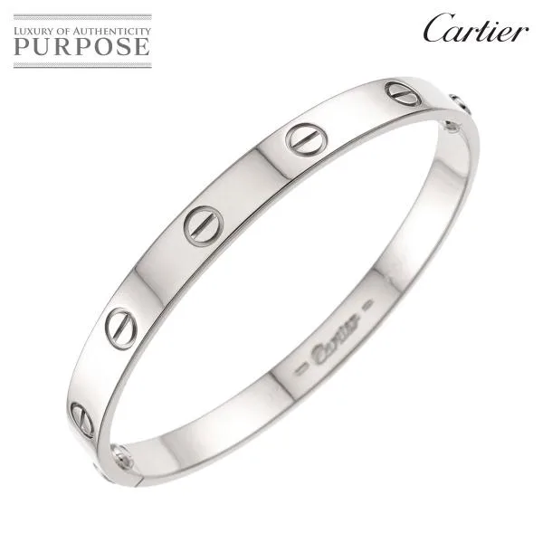 カルティエ Cartier ラブ ブレス #17 K18 WG ホワイトゴールド 750 ブレスレット バングル Love Bracelet 90335987