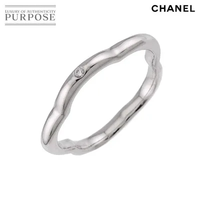 シャネル CHANEL カメリア #47 リング ダイヤ K18 WG ホワイトゴールド 750 指輪 Camellia Ring 90336520