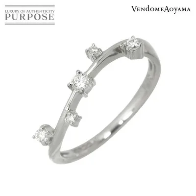 ヴァンドーム Vendome 9号 リング ダイヤ Pt プラチナ 指輪 Diamond Ring 90336635