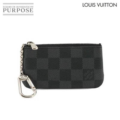 新品同様 ルイ ヴィトン LOUIS VUITTON ダミエ グラフィット ポシェット クレ コインケース 小銭入れ キーケース N60155 90343700